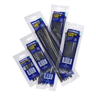 NARVA CABLE TIE 4.8x200MM BLACK (56304) PACK/25