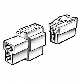 NARVA CONNECTOR QUICK 2-WAY MALE/FEMALE SET (56272) BL/1