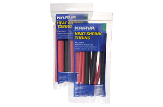 NARVA HEATSHRINK TUBING 150MM ASSORTED (3.2-6.4MM) PACK/12