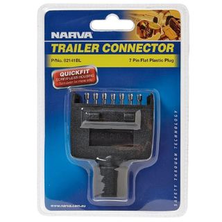 NARVA TRAILER CONNECTER SOCKET 7 PIN FLAT 15AMP 12V (82141) BL/1