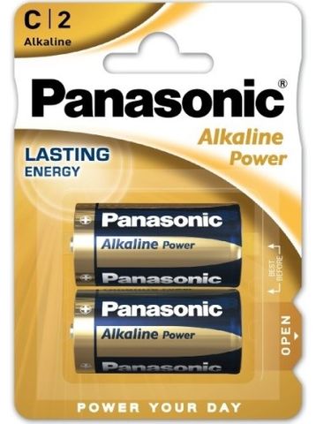 PANASONIC ALKALINE POWER BATTERY C BL/2