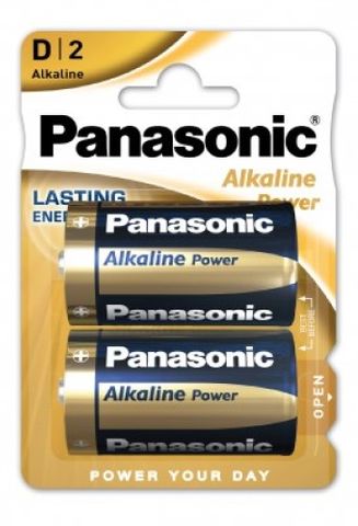 PANASONIC ALKALINE POWER BATTERY D BL/2