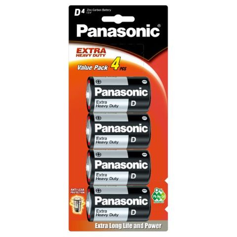 PANASONIC EXTRA HD BATTERY D BL/4 BOX/10