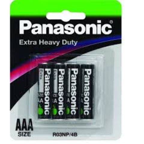 PANASONIC EXTRA HD BATTERY AAA BL/4 BOX/12