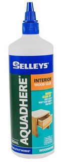 SELLEYS AQUADHERE INTERIOR PVA WOOD GLUE TUBE 100ML BL/1