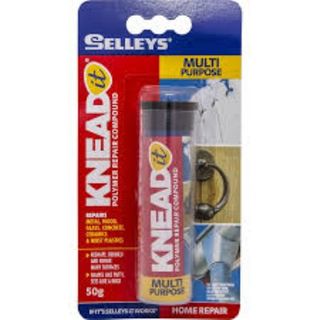 SELLEYS KNEAD IT EPOXY REPAIR (MULTIPURPOSE) TUBE 50G BL/1