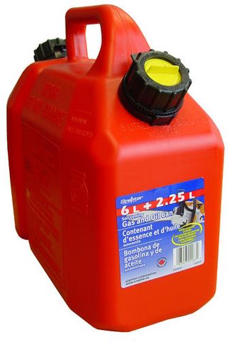 SCEPTER FUEL & OIL CAN (2 IN 1) RED 6L EA