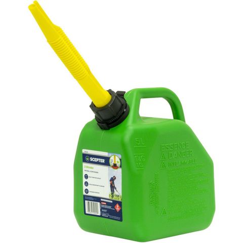 SCEPTER FUEL CAN 2 STROKE GREEN 5L EA