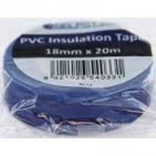 SELFSTICK INSULATION TAPE BLUE 18MM X 20M EA