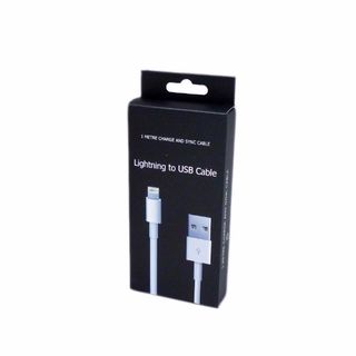 CABLE LIGHTNING TO USB WHITE 1M (IPHONE 5) BOX/1