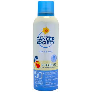 CANCER SOCIETY SPF50 KIDS PURE AEROSOL 175G EA
