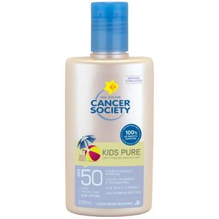 CANCER SOCIETY SPF50 KIDS PURE LOTION BOTTLE 200ML EA