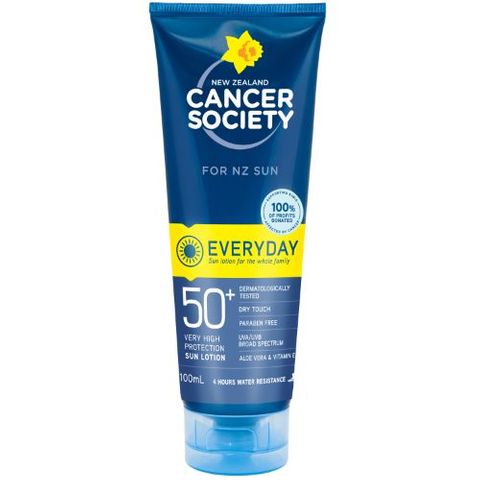 CANCER SOCIETY SPF50 EVERYDAY LOTION TUBE 100ML EA