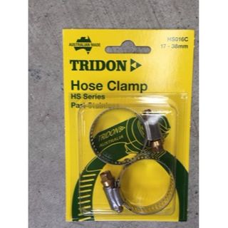 TRIDON HOSE CLAMP HS16 (21-38MM) BL/2