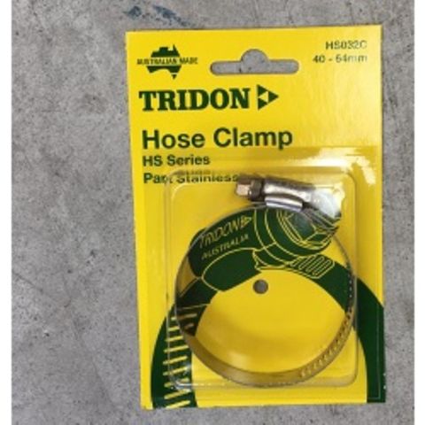 TRIDON HOSE CLAMPS HS32C (40-64MM) BL/1