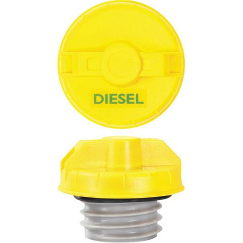 TRIDON FUEL CAP NON LOCKING PLASTIC SCREW YELLOW (TNL102D / TFNL234D) EA