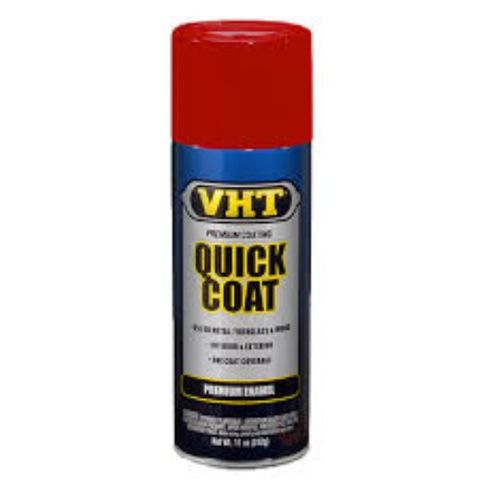 VHT QUICK COAT ENAMEL PAINT FIRE RED AEROSOL 325ML EA