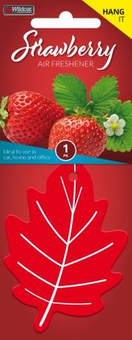 LEAF SCENT AIR FRESHENER STRAWBERRY PACK/1