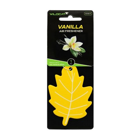 LEAF SCENT AIR FRESHENER VANILLA PACK/1