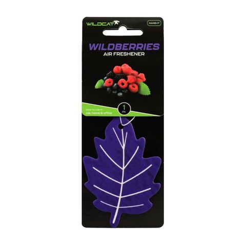 LEAF SCENT AIR FRESHENER WILDBERRY PACK/1