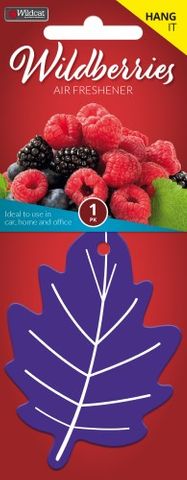 LEAF SCENT AIR FRESHENER WILDBERRY PACK/1