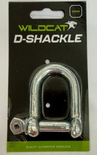WILDCAT D SHACKLE 10MM BL/1