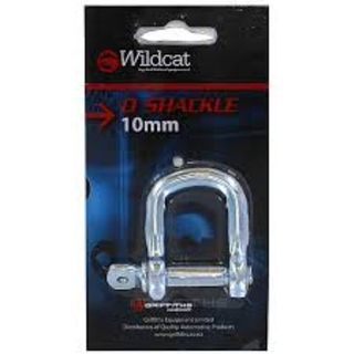 WILDCAT D SHACKLE 10MM BL/1