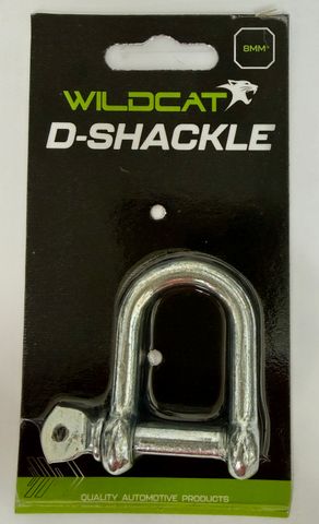 WILDCAT D SHACKLE 8MM BL/1