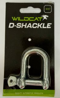 WILDCAT D SHACKLE 8MM BL/1