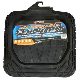ALL TERRAIN RUBBER FLOOR MAT HEAVY DUTY 4WD BLACK SMALL (510X510MM) EA