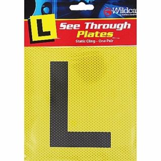 L PLATE STATIC CLING PACK/2