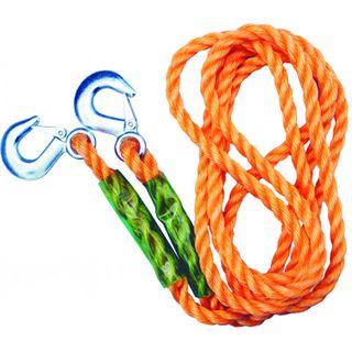 TOW ROPE 3 TON WITH SNAP ON HOOKS EA