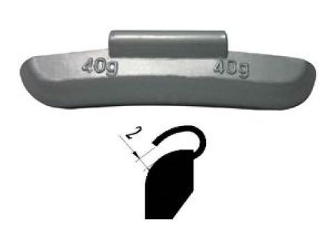 WHEEL WEIGHTS STD/STEEL CLIP ON (10G) PACK/50