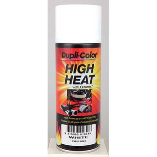 DUPLI-COLOR ENGINE PAINT HI HEAT CERAMIC WHITE AEROSOL 340G EA