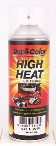 DUPLI-COLOR ENGINE PAINT HI HEAT CERAMIC CLEAR AEROSOL 340G EA