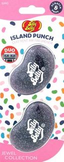 AIR FRESHENERS JELLY BELLY JEWEL DUO ISLAND PUNCH BOX/6