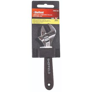 SHEFFIELD ADJUSTABLE WRENCH 150MM / 6 INCH EA