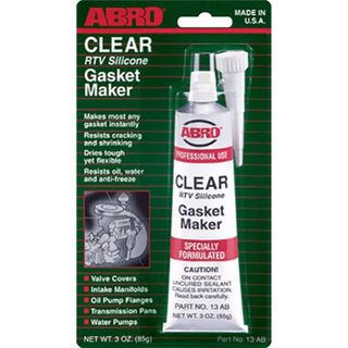 ABRO RTV SILICONE GASKET MAKER CLEAR 85G BL/1