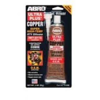 ABRO ULTRA PLUS RTV SILICONE GASKET MAKER COPPER 85G BL/1