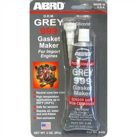 ABRO RTV SILICONE GASKET MAKER GREY 85G BL/1