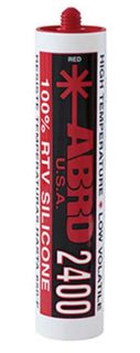 ABRO HI TEMP RTV SILICONE SEALANT RED 300GM EA