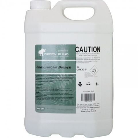 GREEN RHINO COMMERCIAL BLEACH (GRK12-5) 5L EA