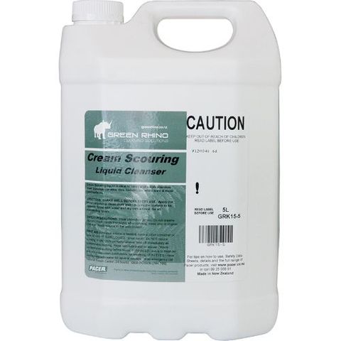 GREEN RHINO CREAM SCOURING CLEANSER (GRK15-5) 5L EA