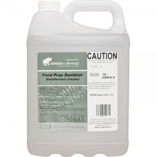 GREEN RHINO FOOD PREP SANITIZER (GRK8-5) 5L EA