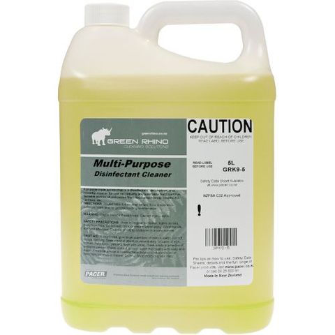 GREEN RHINO MULTI-PURPOSE DISINFECTANT CLEANER (GRK9-5) 5L EA