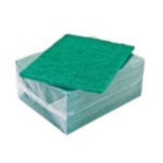 SCOURING PADS GREEN 200 X 145MM PACK/10