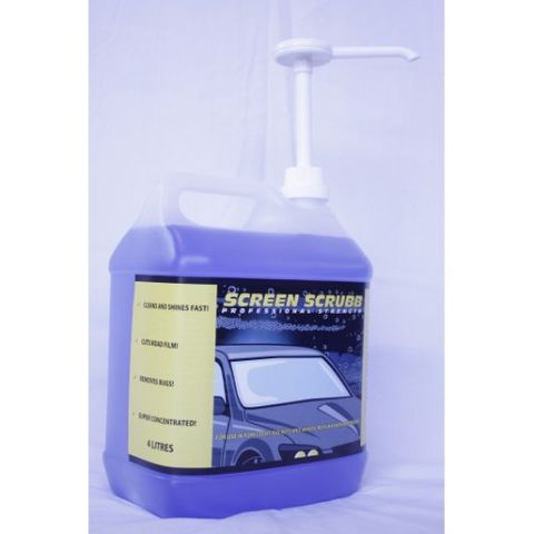 SCREEN SCRUBB FORECOURT WINDSCREEN WASH CONCENTRATE 4L EA