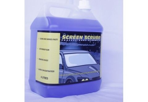 SCREEN SCRUBB WINDSCREEN WASH INTRO PACK WITH DOSE PUMP 4L EA