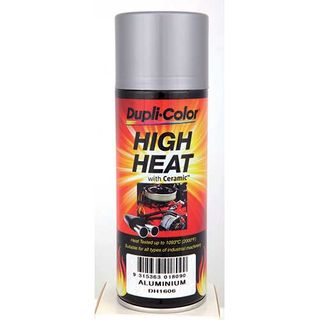 DUPLI-COLOR ENGINE PAINT HI HEAT CERAMIC ALUMINIUM AEROSOL 340G EA