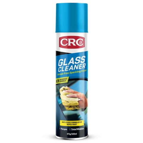 CRC GLASS CLEANER - AEROSOL 500ML EA
